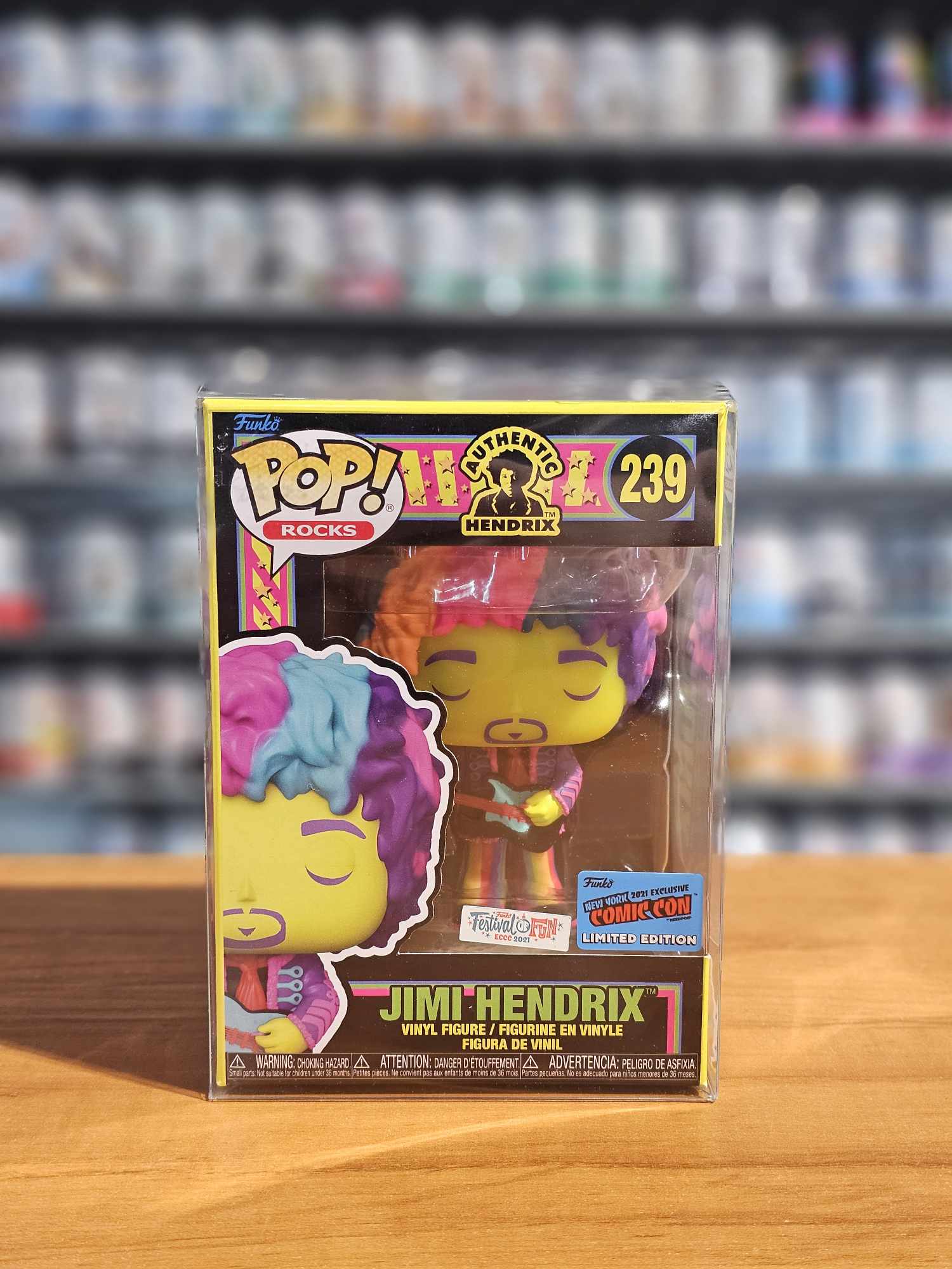 Popular Funko Pop Jimi Hendrix 239 ECCC NYCC