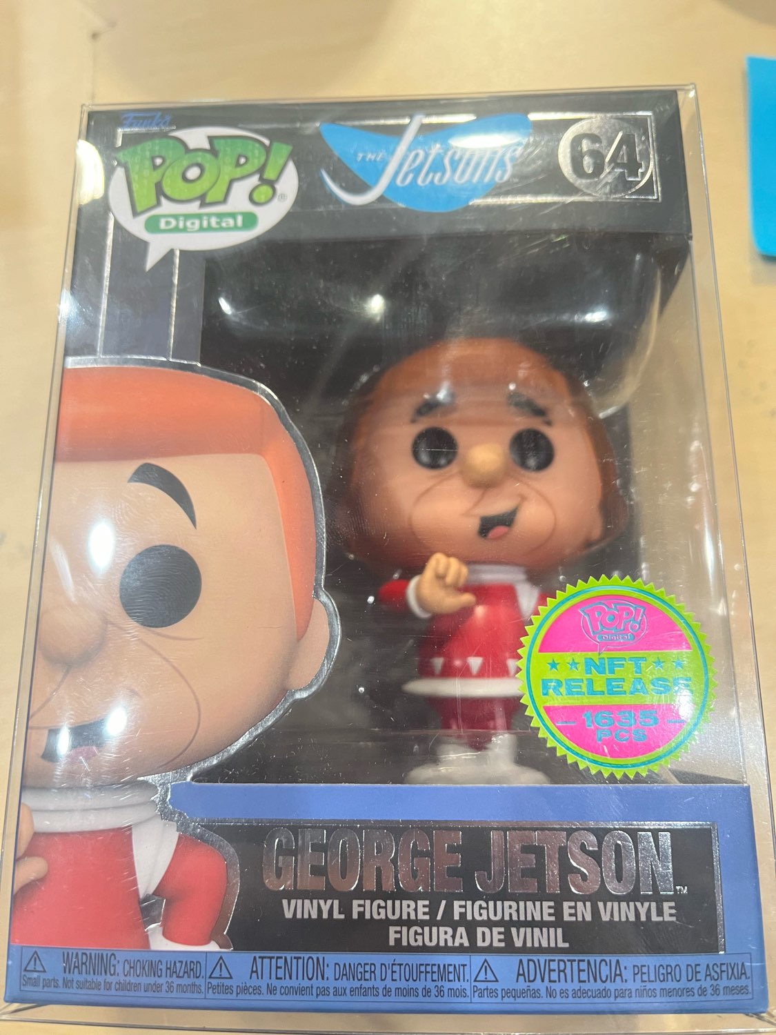 Funko Pop! Digital Jetsons #64 George Jetson (NFT Release 1635 PC)