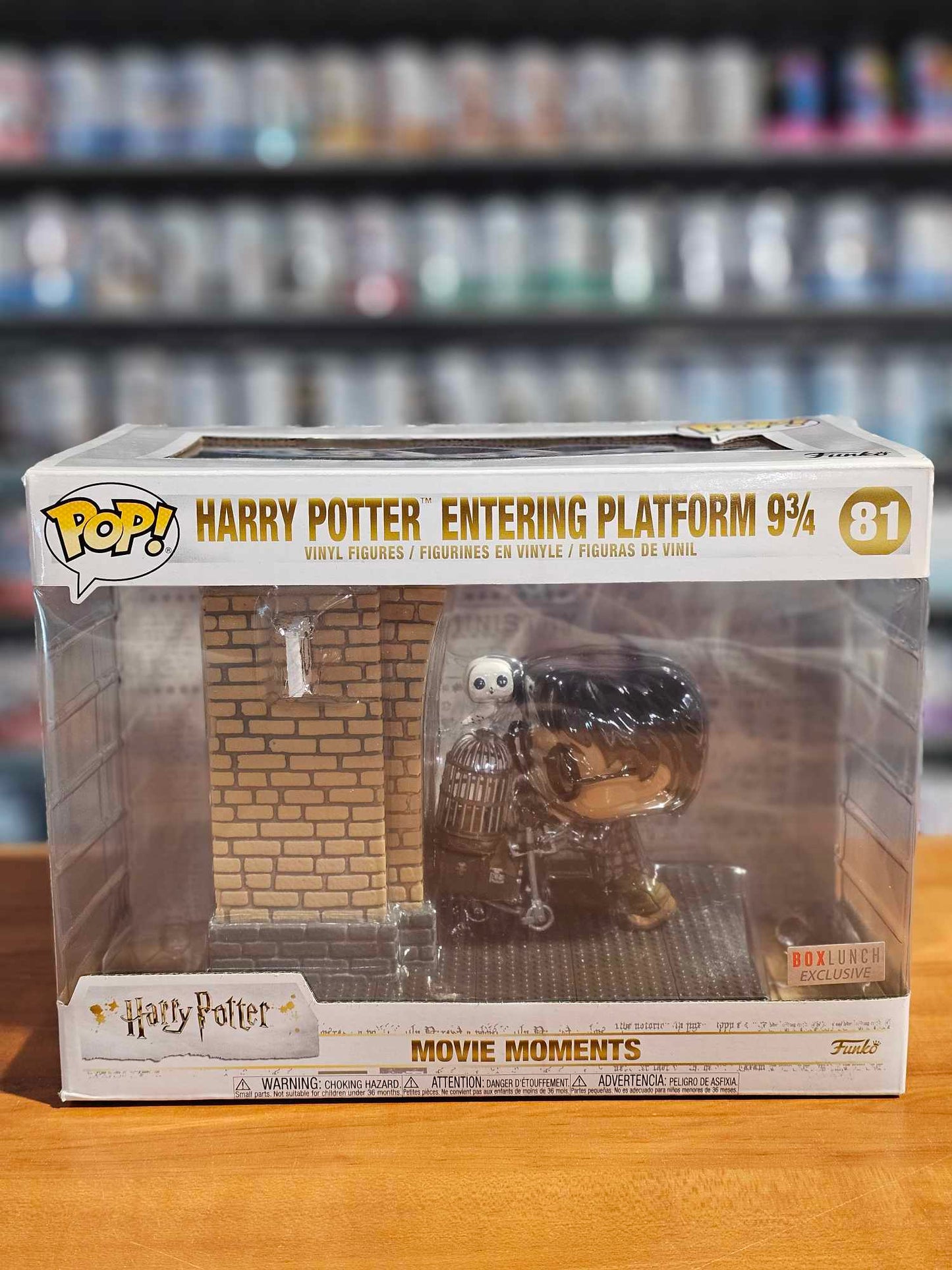 Funko Pop! Harry Potter Movie Moment #81 Harry Potter Entering Platform 9 3/4 (BL)