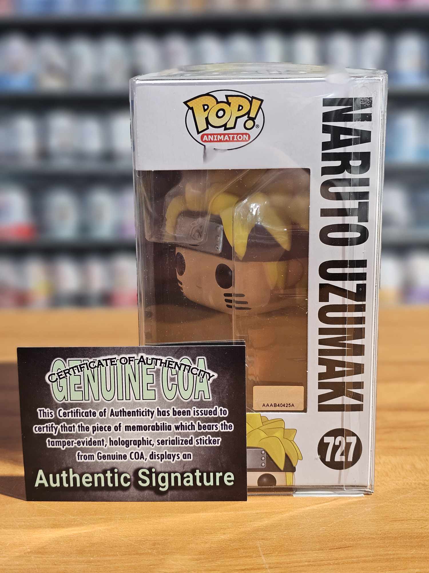 Naruto Uzumaki 2024 Signed Funko Pop