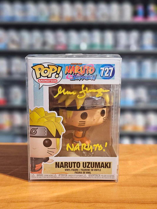 Autographed Funko Pop! Animation Naruto #727 Naruto Uzumaki - Signed by Maile Flanagan