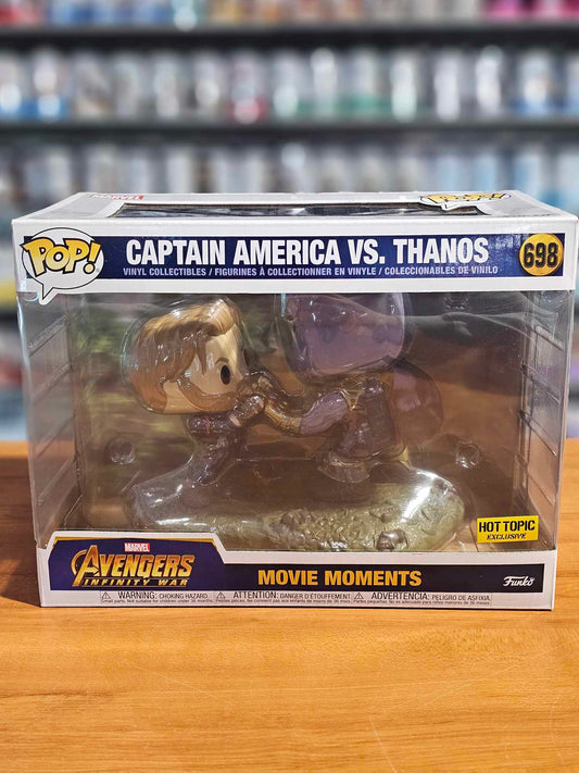 Funko Pop! Marvel Movie Moment #698 Captain America Vs. Thanos (HT)