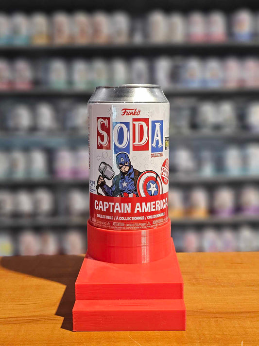 Funko Soda - Marvel - Captain America Vinyl Figure (Entertainment Earth 20,000pc)