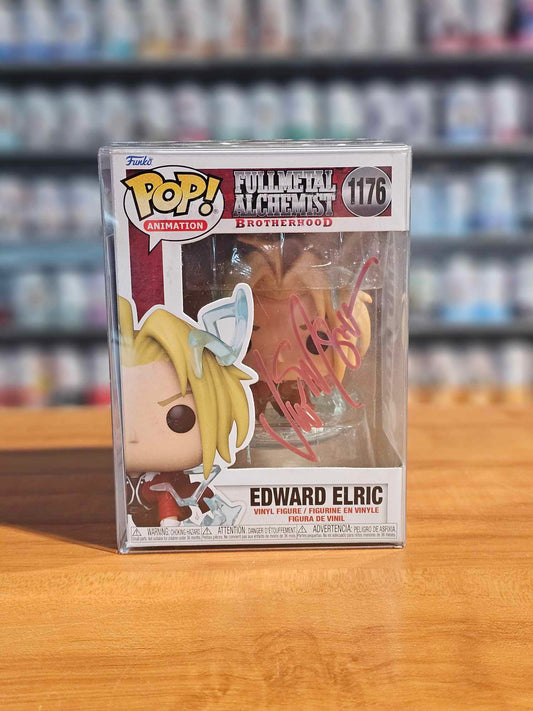 Autographed Funko Pop! Animation #1176 Edward Elric - Signed by Vic Mignogna